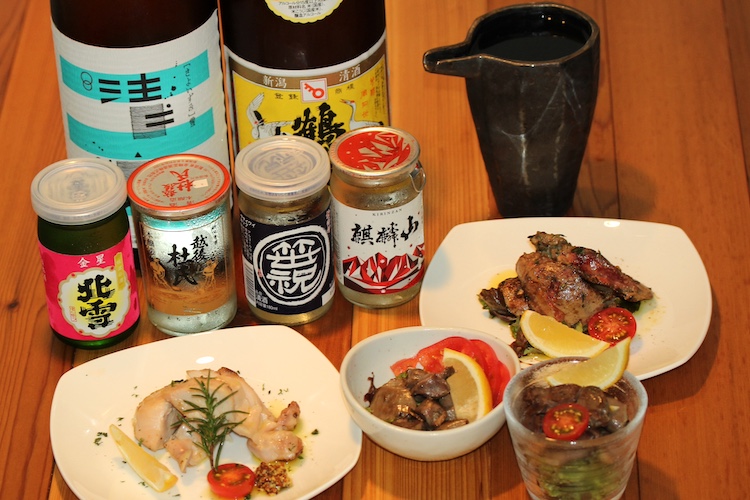 日本酒と洋食